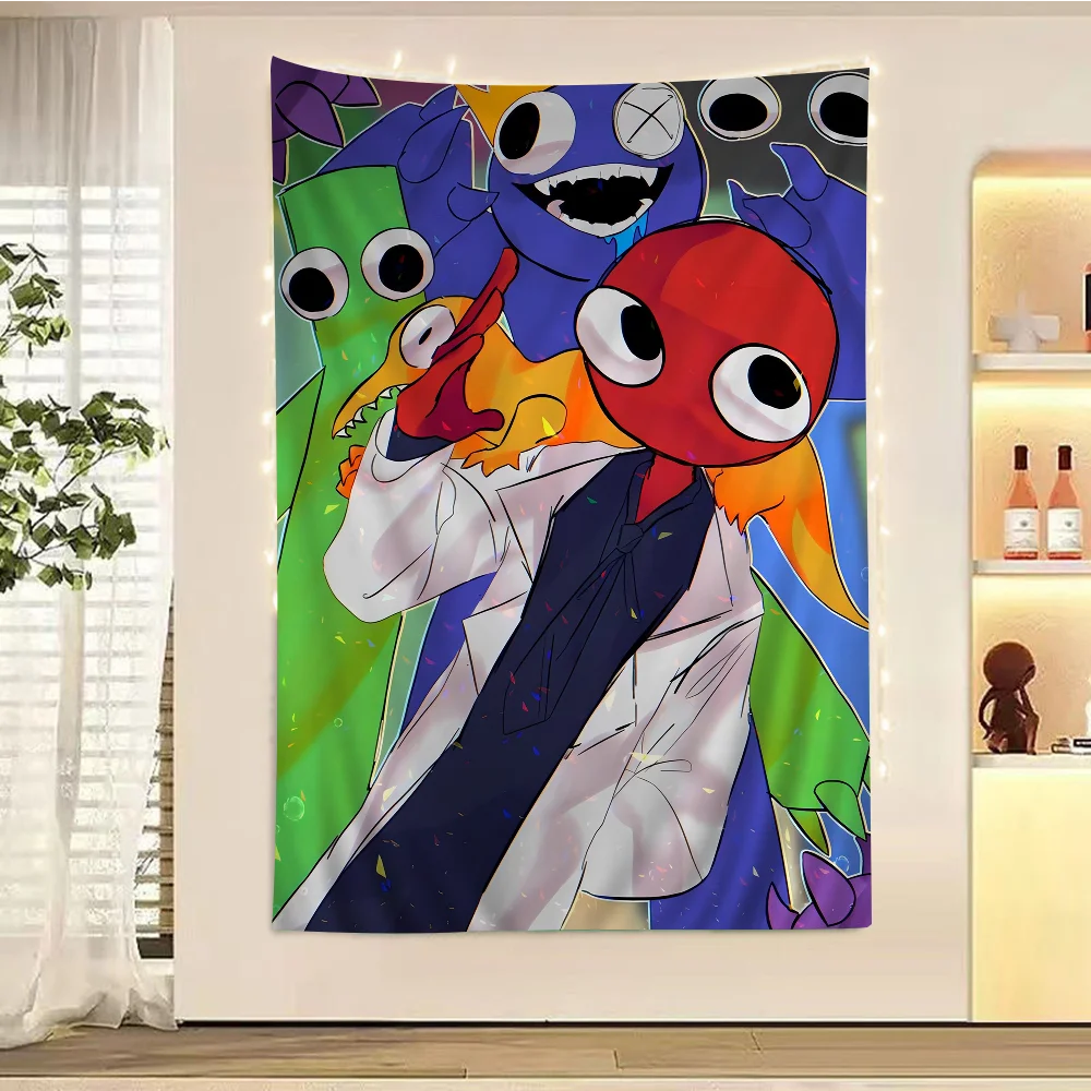 Game R-RainbowS F-Friends Hanging Bohemian Tapestry Tarot Hippie Wall Rugs Dorm Home Decor