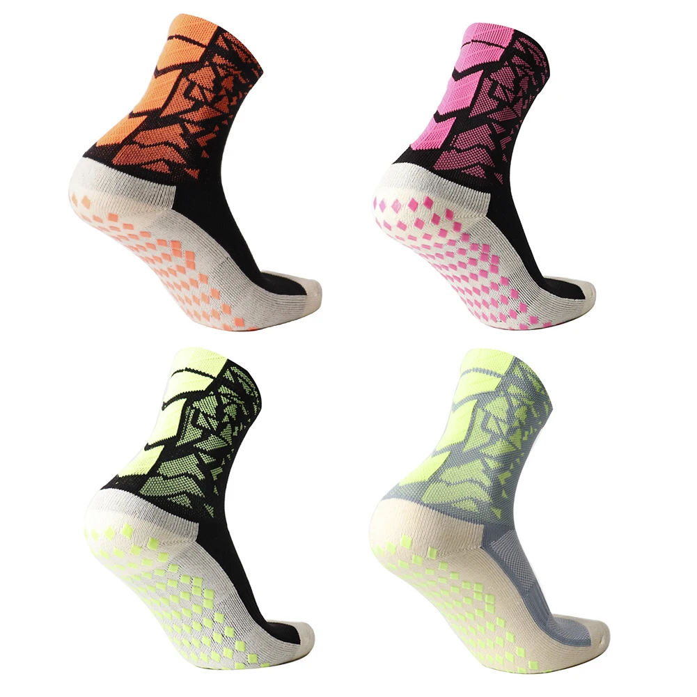 

Football Basketball Stockings Men Thickened Sports Non-slip Socks Sports Grip Sock Unisex Soccer Sports Long Socks