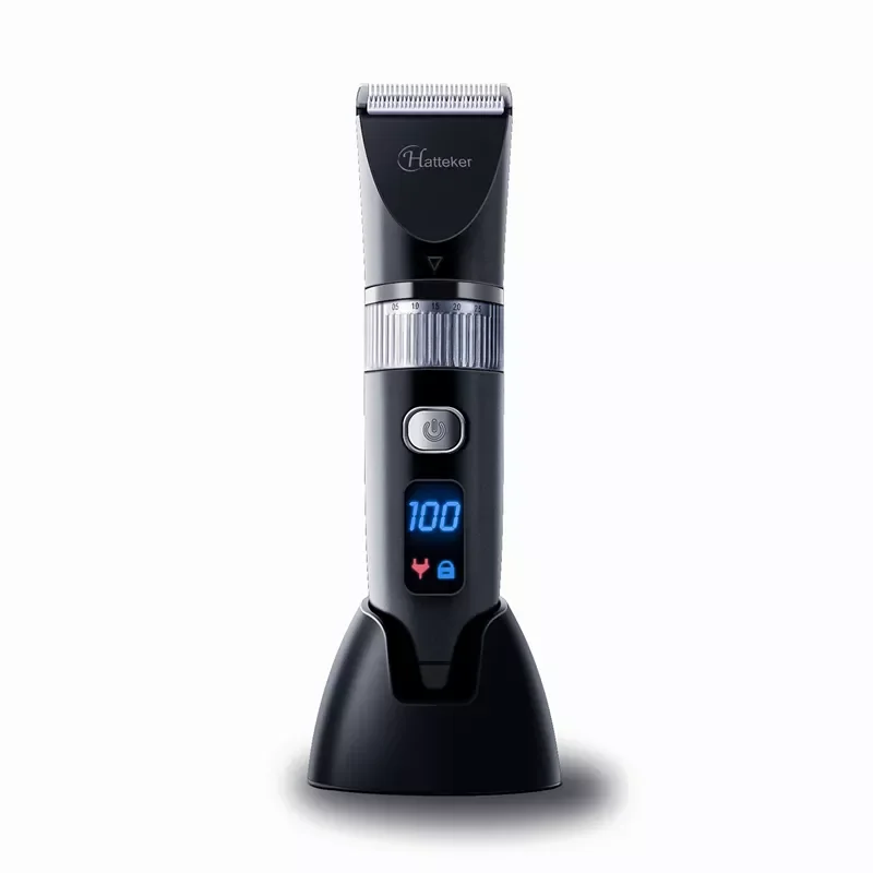 

NEW2023 Professional Hair Clipper Ceramic Blade Waterproof Hair Trimmer LED Display Haircut Machine for Men 69001