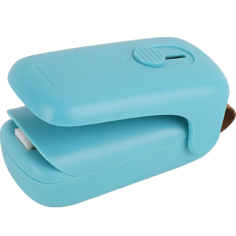 

2 in1 Portable Mini Handheld Vacuum Food Chip Coffee Plastic Storage Bags Heating Sealer Cutter