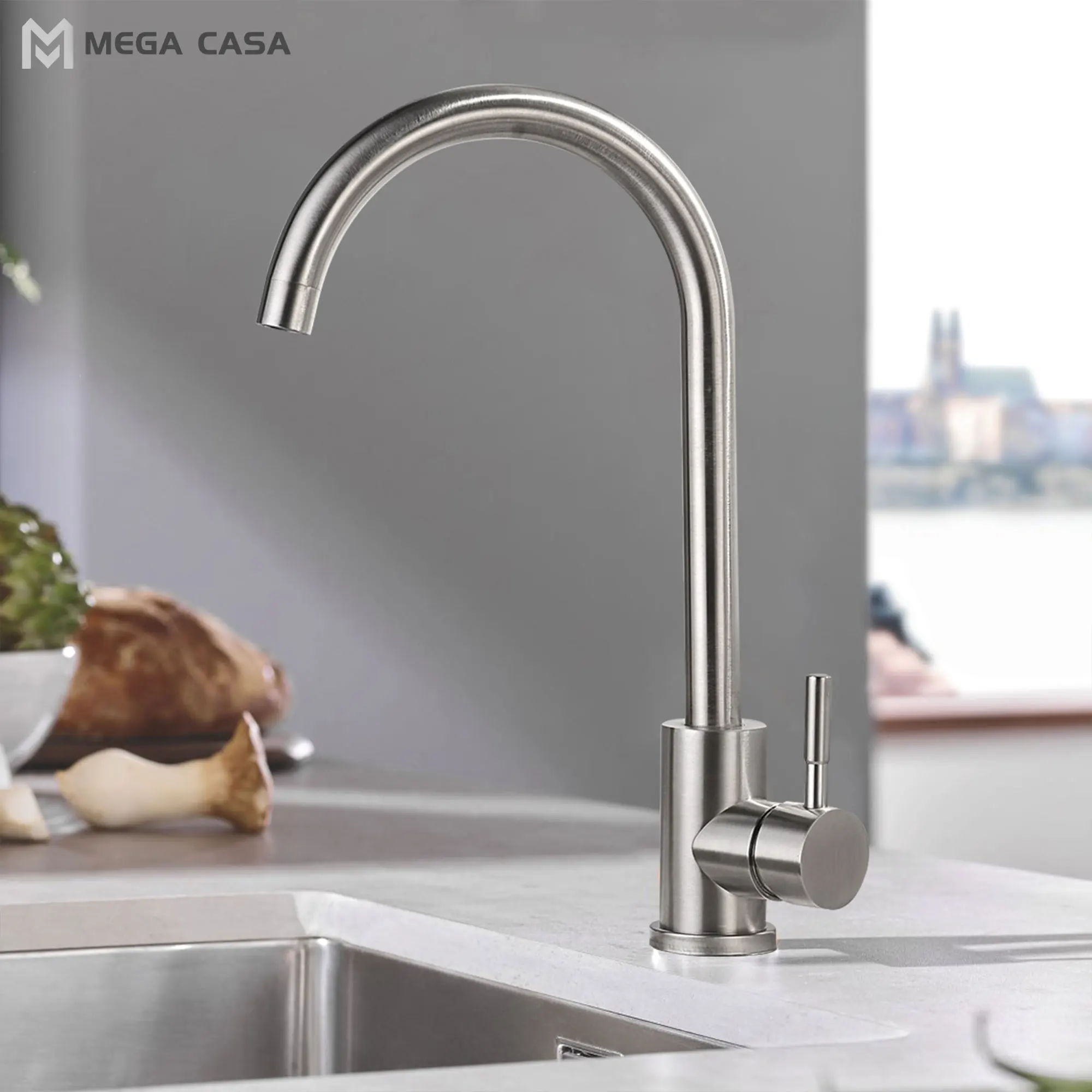 Кухонные краны для кухни удобный кухонный смеситель из нержавеющей стали
