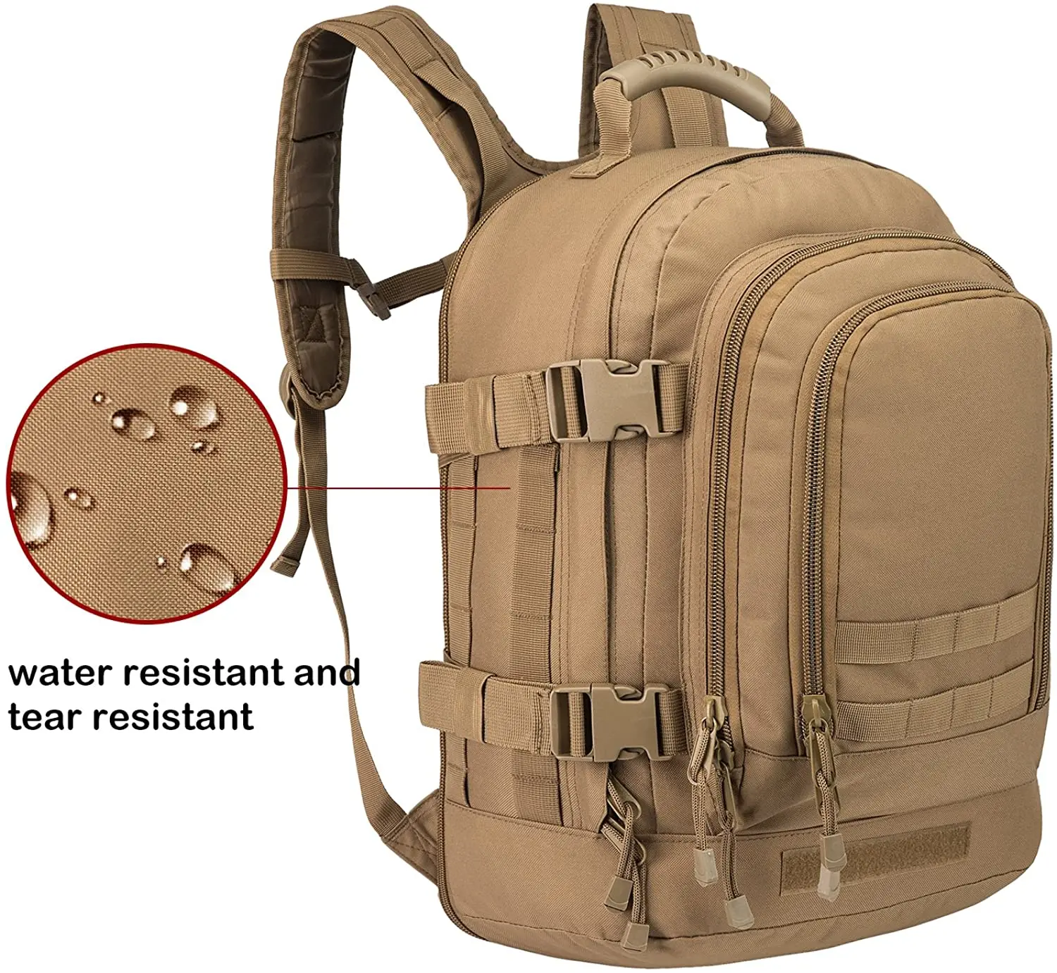 Bug Out Bag Tactical Backpack for Men Molle Military Hunting Heavy Duty Backpack Camping Hiking Outdoor