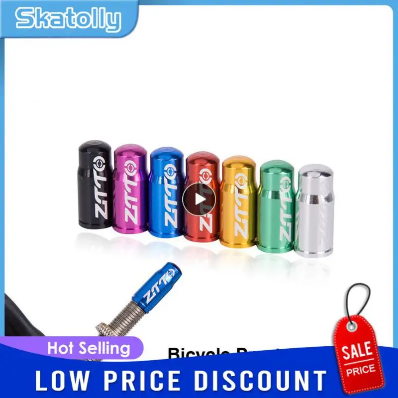 1~40PCS Aluminum Alloy Valve Cap Bike Tube Tyre Bicycle Dust Cap Dustproof Dustproof Mtb Road Bike Air Valve Caps