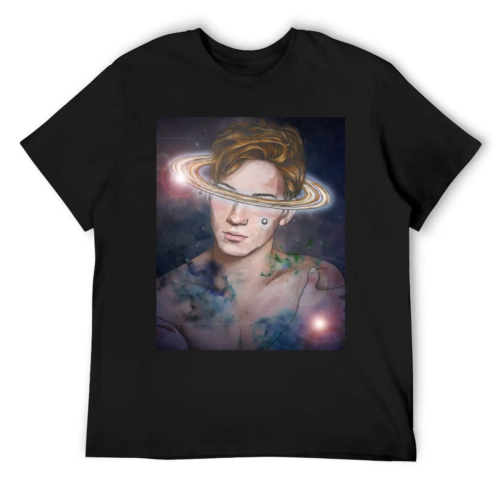 Футболка с изображением космонавта футболка рисунком аниме мужские футболки