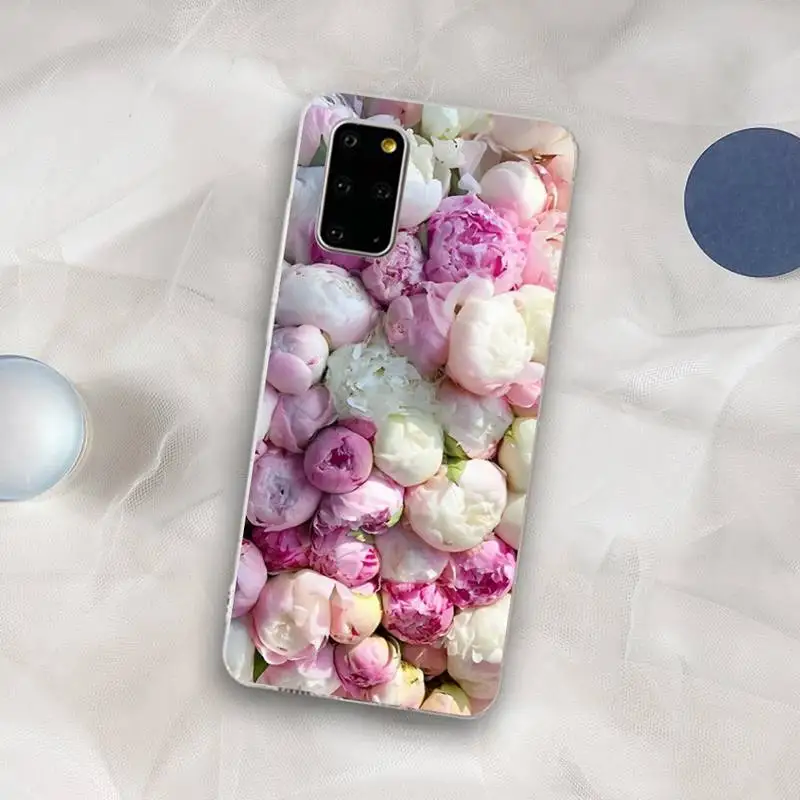 Etui na telefon Flower Pink do Samsung S21 A10 Redmi Note 7 9 Huawei P30Pro Honor 8X 10i cover