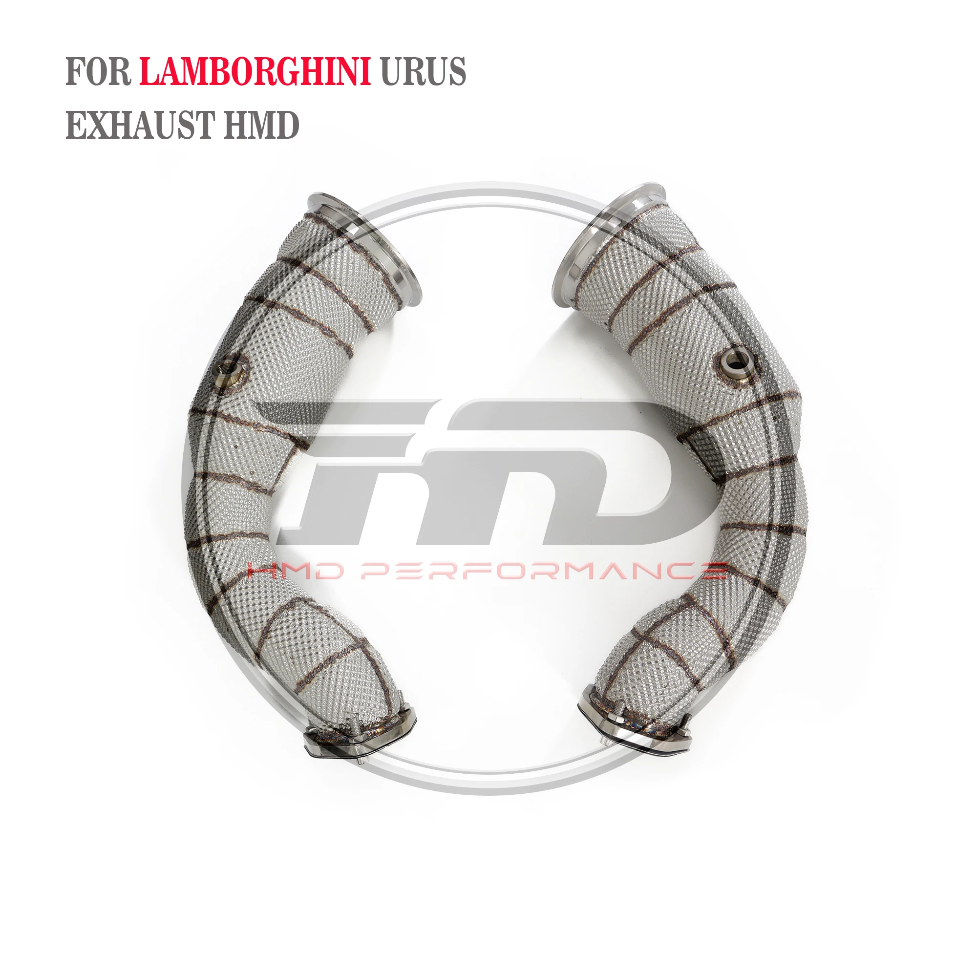 

HMD Exhaust System High Flow Performance Downpipe for Lamborghini URUS 4.0T With Heat Shield Racing Pipe