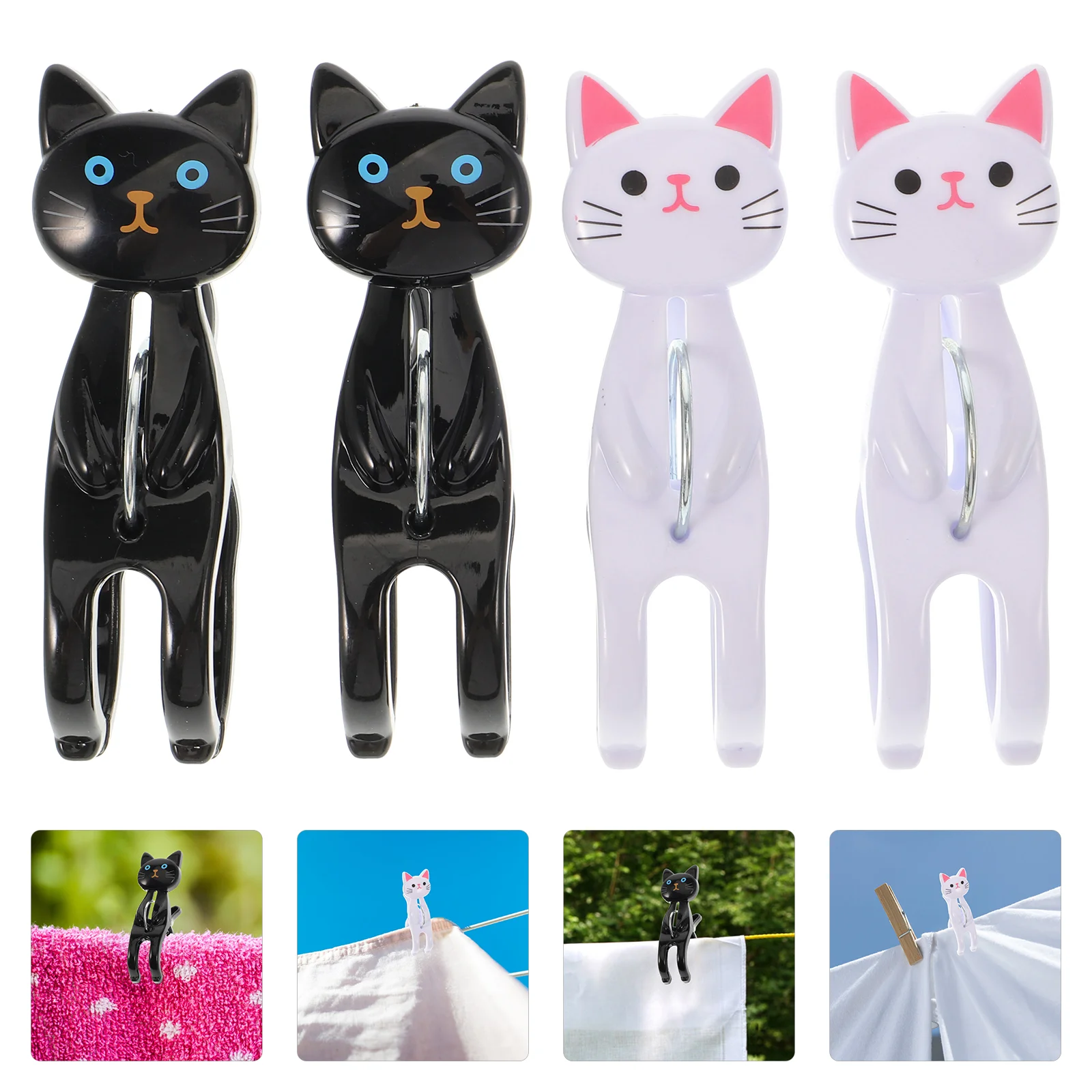 Кухонное полотенце с изображением кота прищепка для белья уличные зажимы одеял