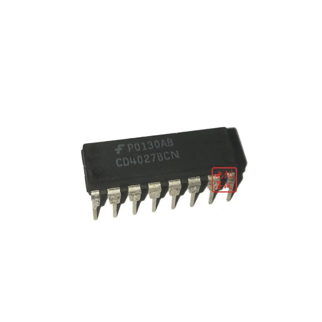 

10PCS/ CD4027BCN CD4027BE [New Imported Original] DIP-16 In-line Logic Chip Trigger