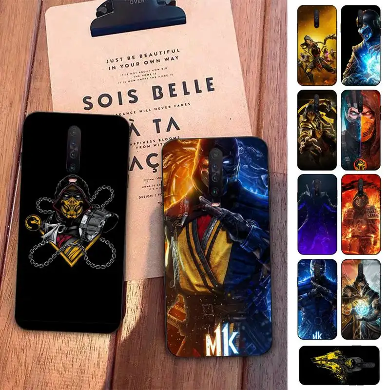 

Mortal Kombat Phone Case for Redmi 5 6 7 8 9 A 5plus K20 4X S2 GO 6 K30 pro
