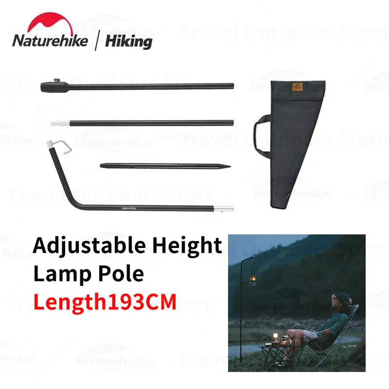Naturehike наружная лампа полюс складной держатель фонаря светильник подставка с