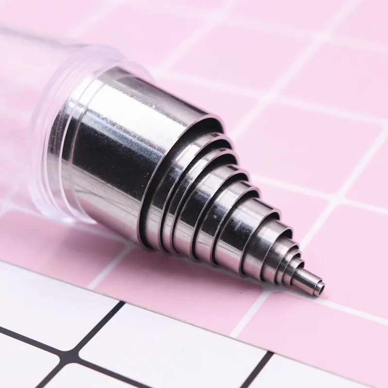 Глина мягкая керамика из нержавеющей стали Мини Круглая резка форма для вмятины