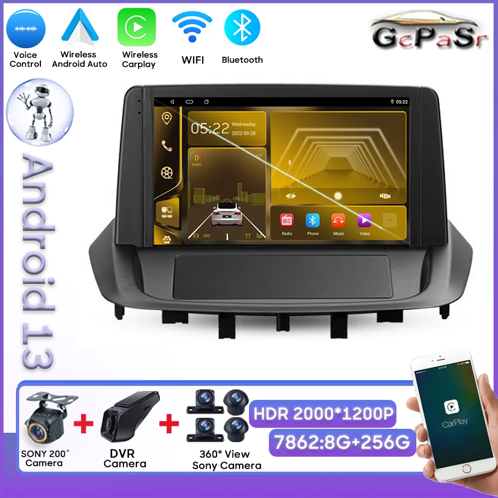 

Car Gps For Renault Fluence 1 2009 - 2017 No 2din DVD HDR QLED Screen Multimedia Player Rear Camera Intelligent System 8 Core