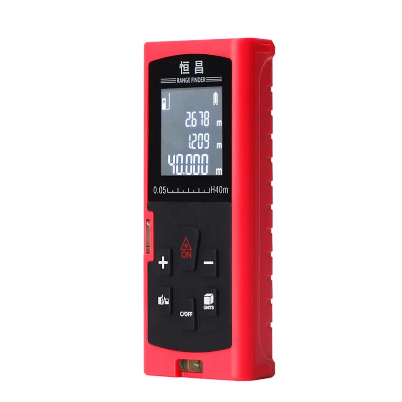 

40m/60m/100m Rangefinder Smart Measuring Meter Distant Leveling Laser Rangefinder Case Handheld Tools For Automotive Workshop