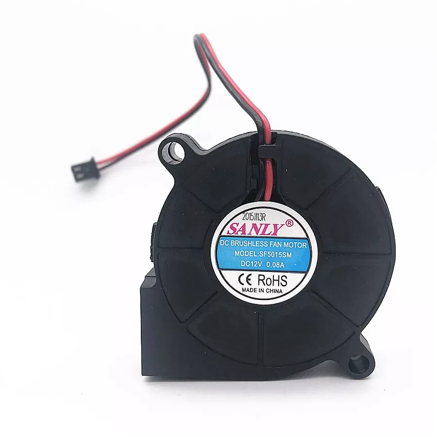 

SANLY SF5015SL 12V 24V 0.06A 5cm 5015 50x50x15mm industrial blower for Humidifier server cooling fan SF5015SM 2PIN