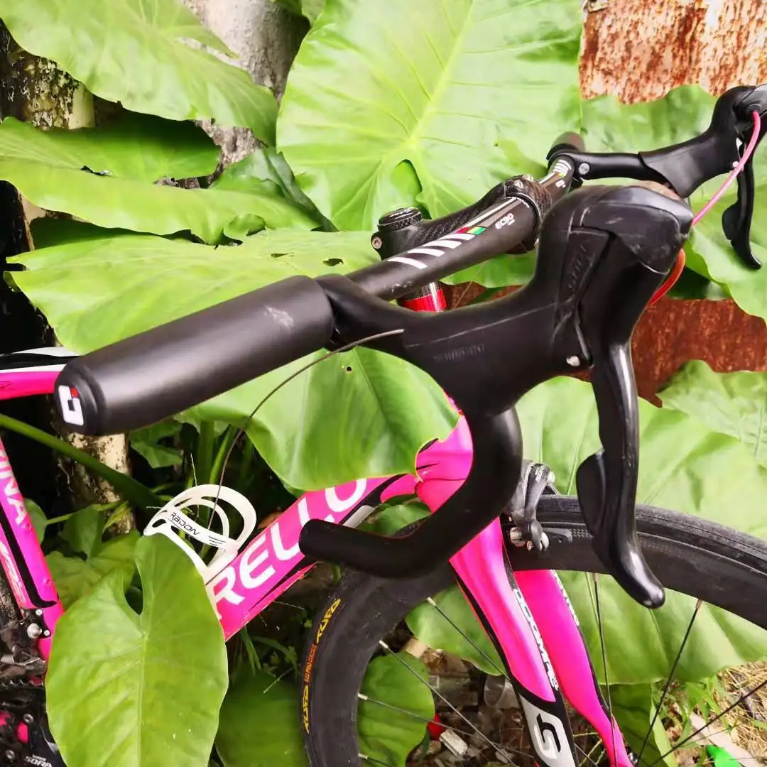 

Carbon Fiber BMX Road Bike Retrofit Handlebar Caliber 22.2mm Trial Handlebar Bicycle Extender Retrofit Bar Easy To Brake System