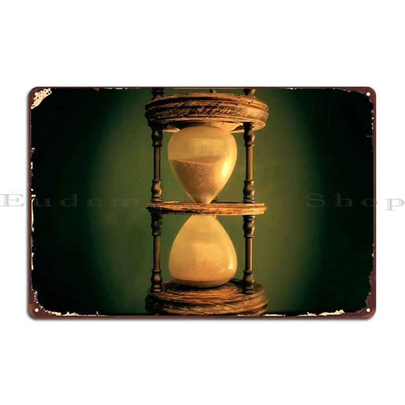 Песочные часы, античный песок, Gr металлический плакат, Настенный декор, дизайнерская картина, дизайнерский Жестяная Табличка на гараж плакат