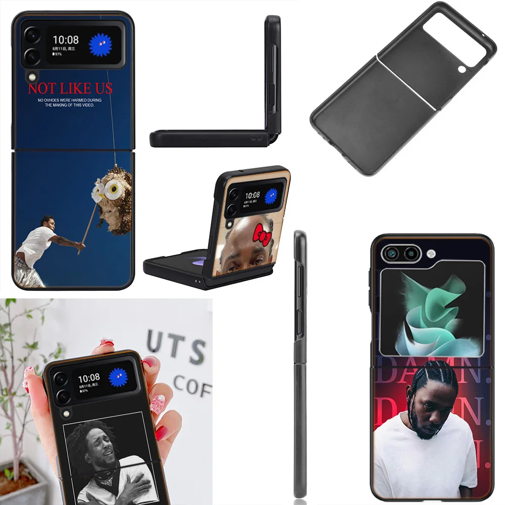 Фото Чехол для телефона Kendrick Lamar Not Like Us для Samsung Z Flip 7 6 5G Galaxy Z Flip4 Z Flip5 Z Flip3, черный, жесткий, из поликарбоната, защитный №1
