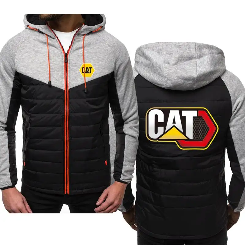 

2022 neue frühling und herbst langarm farbe zipper mit kapuze herren jacke, katze auto logo druck