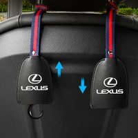 car styling logo seat back hook portable leather hanging bag rack interior parts for lexus ct200h rx330 rx350 is250 is200 is300