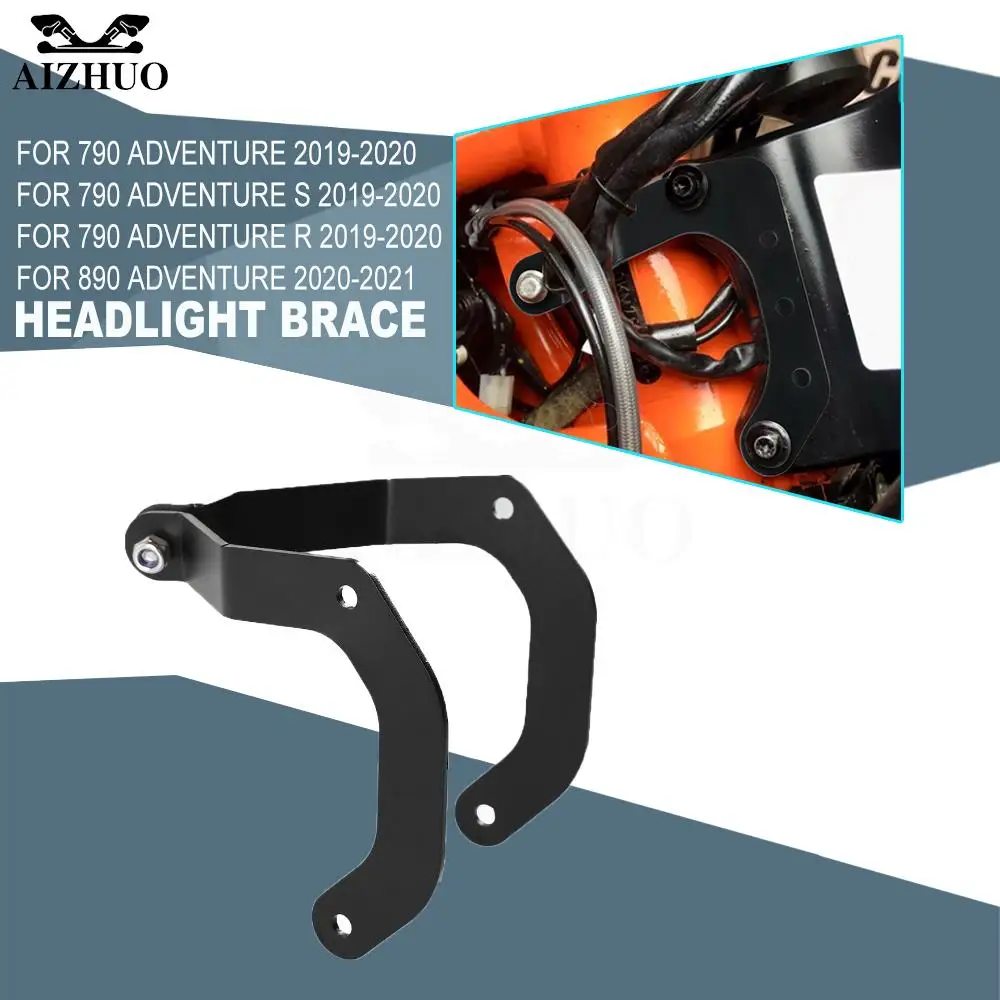

FOR 790 890 ADVENTURE S R Motorcycle Headlight Reinforcement Brackets Neck Brace 790ADVENTURE 2019-2020 890ADVENTURE 2020-2021