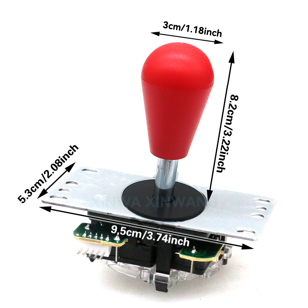 Аналоговый Джойстик SANWA С 8-режимным Ограничителем Квадратным Дном Bit-A-Top Для