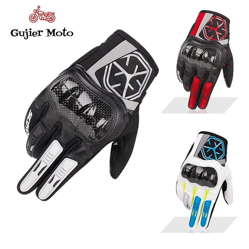 

Motorcycle Gloves Summer Man Brass Knuckles Men's Motorcycle Helmet Enduro Motocross Gloves Bmx Moto Products Accessories Biker