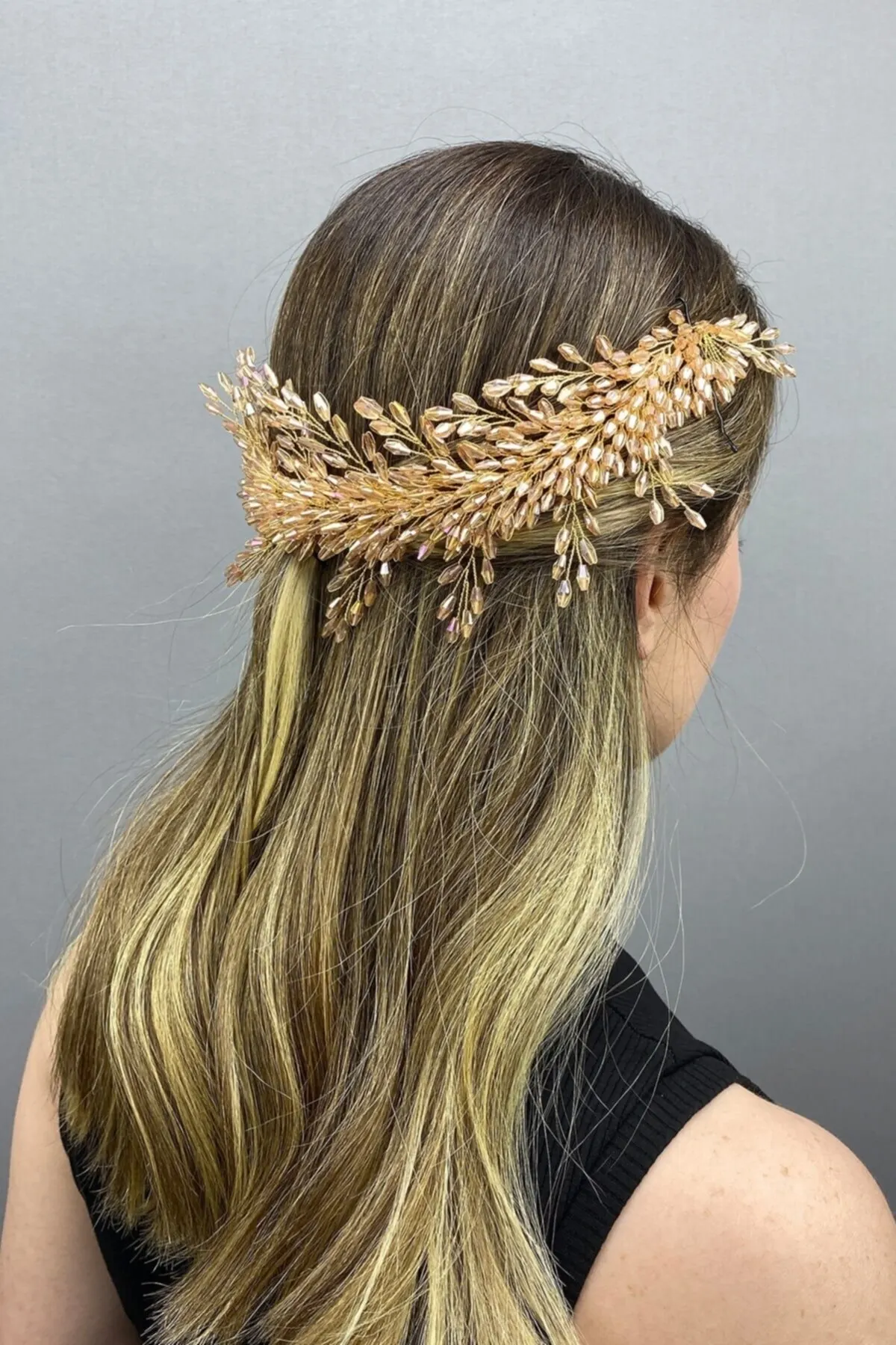 

Bridal Accessories Branch pattern Patterned Crystal Bridal Hair Accessory Wedding Handmade For Bride And Bride