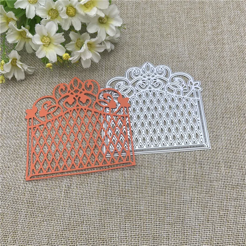 Режущие штампы AOKEDIY сетчатые кружевные серебристые