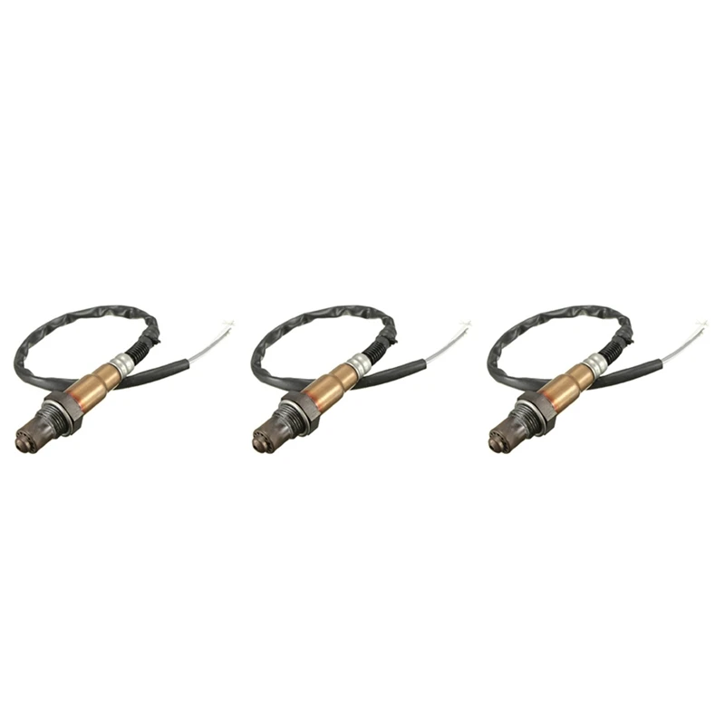 

3X 4 Wire Universal Gas O2 Oxygen Sensor Lambda O2 Sensor 0258986602 0258986507 For Citroen Ford Hyundai Renault-Volvo