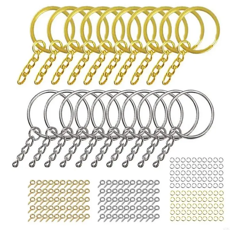 Кольца для ключей Jump Rings золотые серебристые