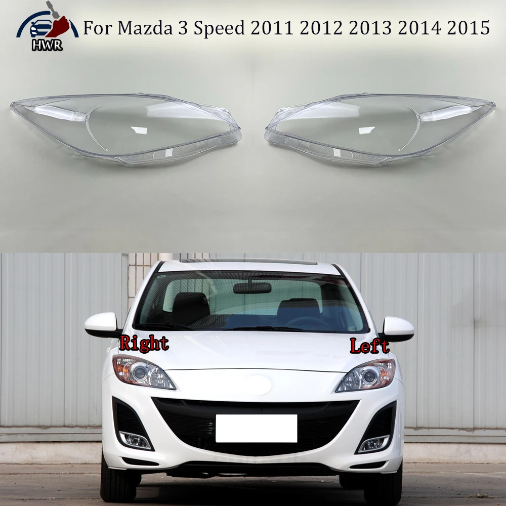 Крышка налобного фонаря прозрачная для Mazda 3 Speed 2011 2012 2013 2014 2015