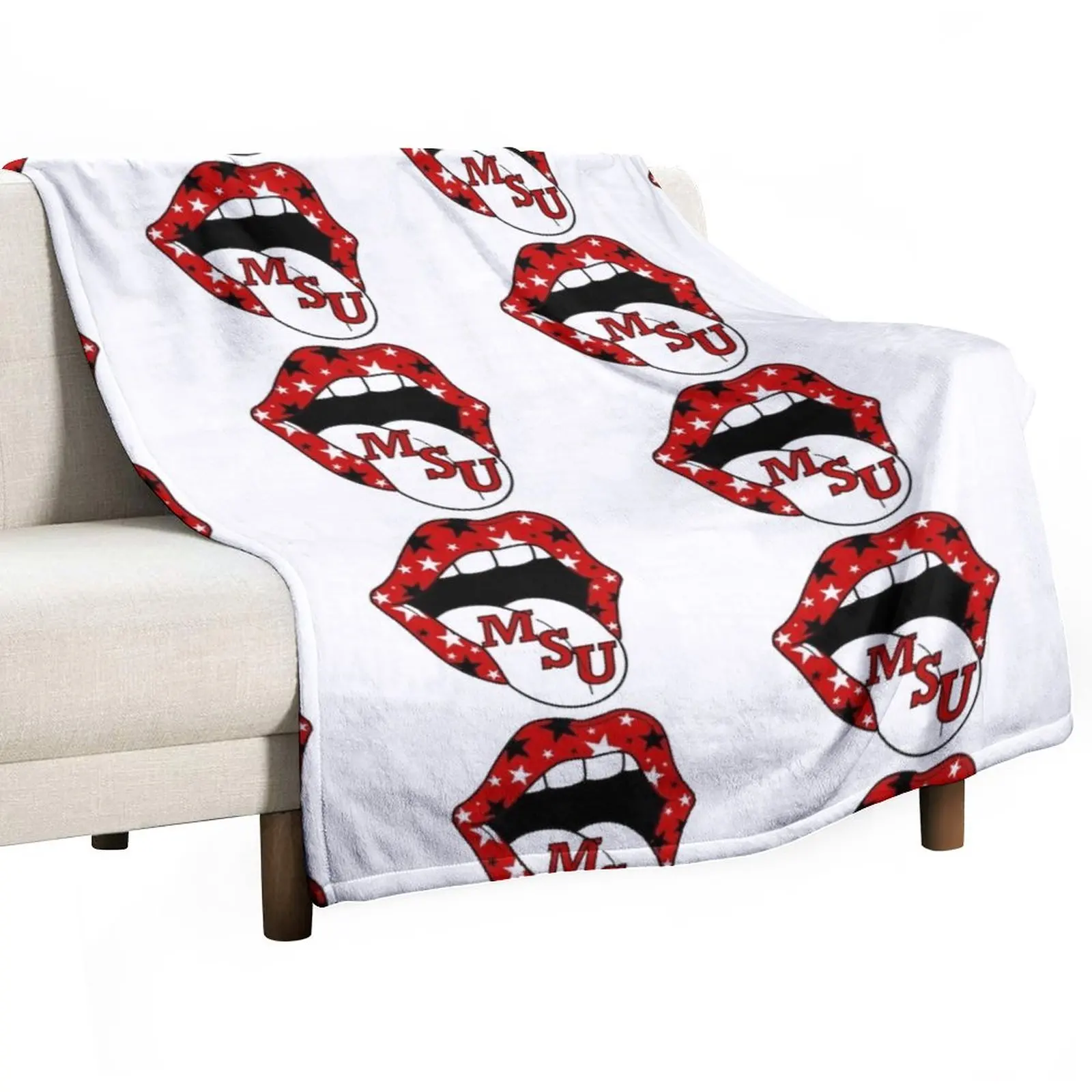 

Накидное одеяло в стиле Государственного Университета монтклера, пушистое одеяло, Фланелевое тканевое одеяло для волос, туристическое одеяло