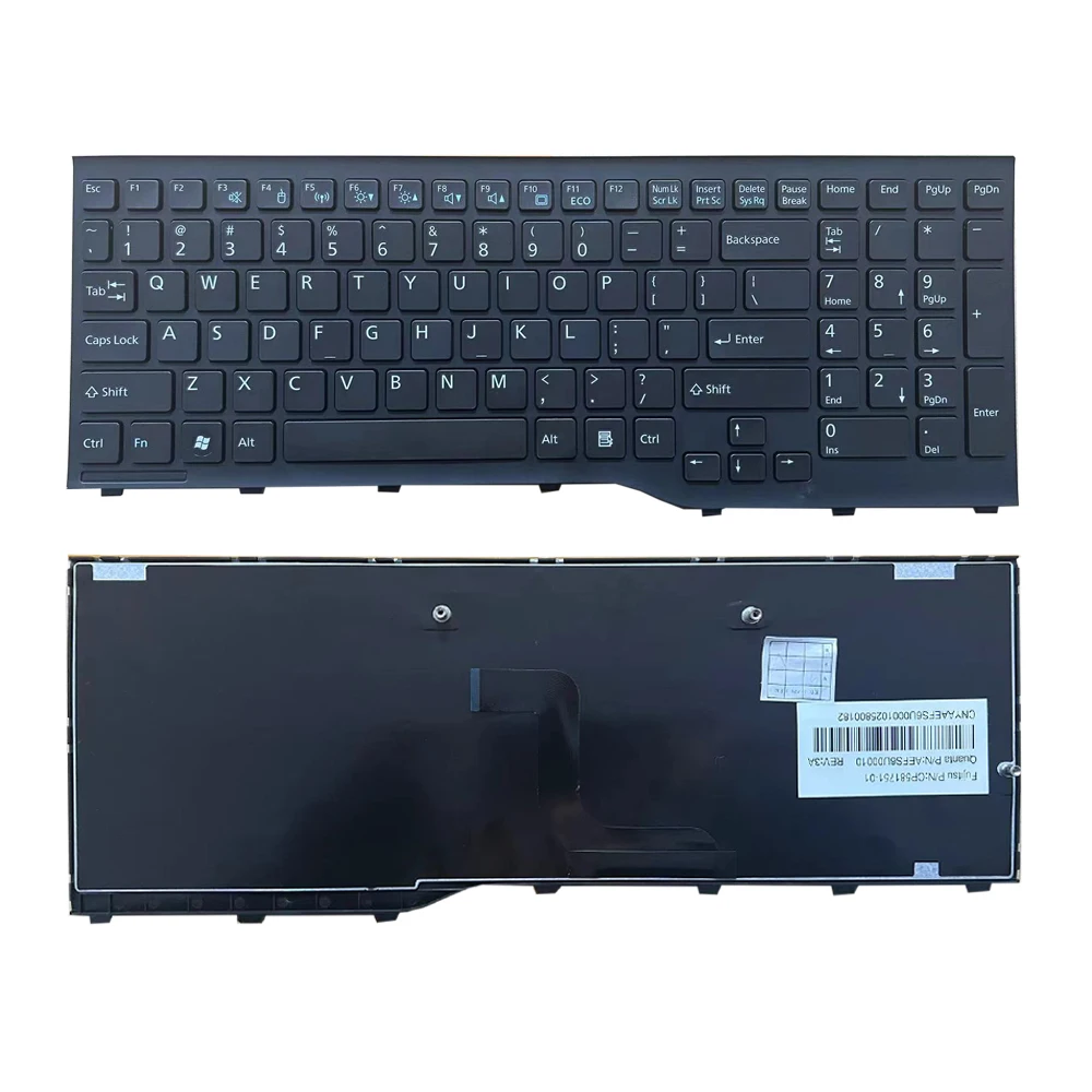 

New For Fujitsu Lifebook AH552 CP581751-01 CP611954-01 Laptop US Keyboard