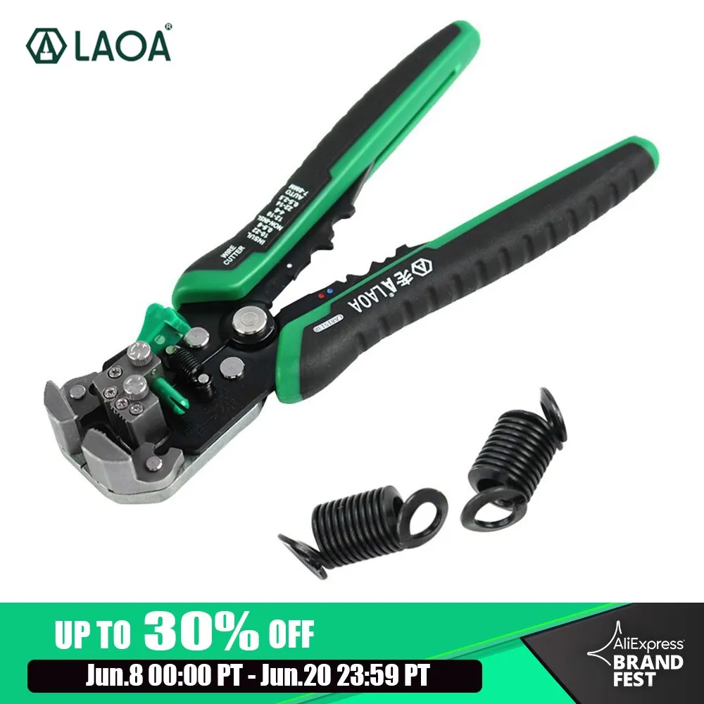 

LAOA Professional Automatic Wire Stripper Tools Electrical Cable stripping Tools For Electrician Crimpping Made in Taiwan