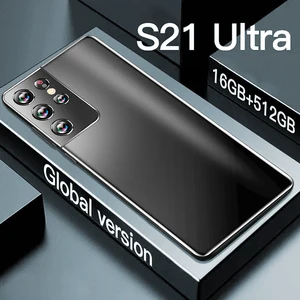 smartphones s21 ultra 16512gb 5000mah unlocked mobile phones 6 1inch celulares global version celular 5g cellphones free global shipping