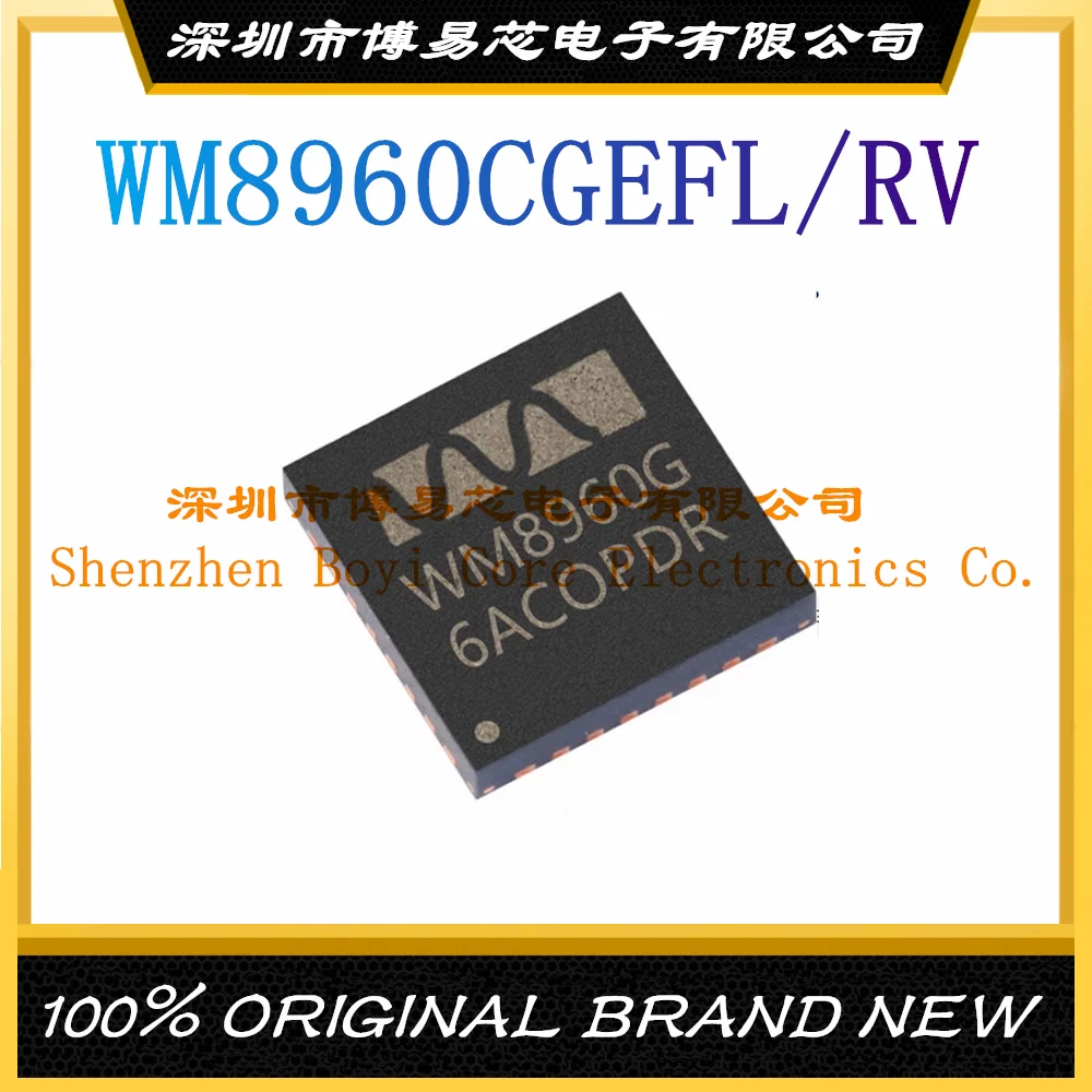 WM8960CGEFL/RV внешпосылка аккумулятор