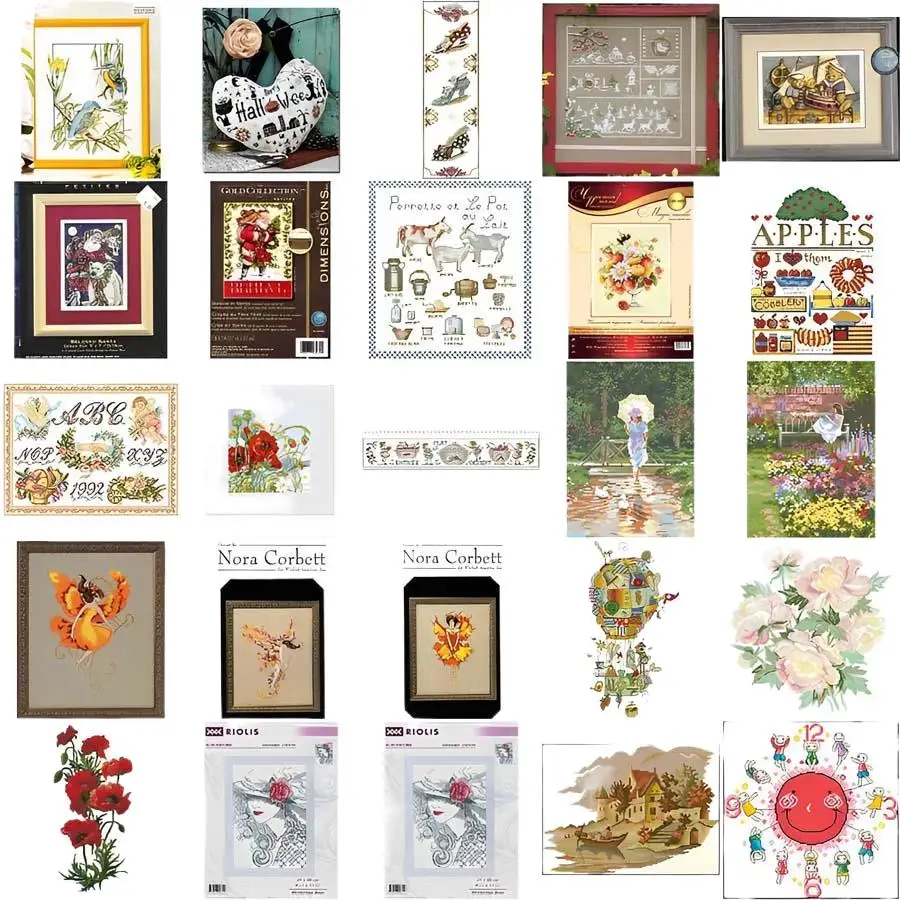 

Flower1 Cross Stich Embroidery set Electronic drawing Cross Stich Needlework PDF by Email