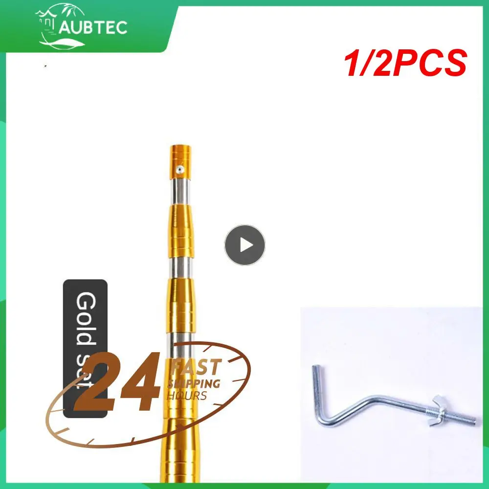 

1/2 шт. телескопическая рыболовная сеть, клетка, подъемный крючок, телескопическая рыболовная сеть из нержавеющей стали 150/170/190/210 см