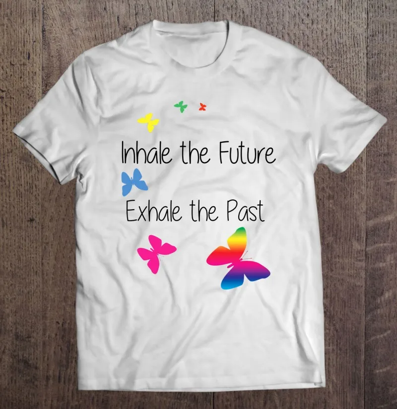 

Вдохните будущее, выдохните прошлое футболки, женские футболки с коротким рукавом, мужские футболки, аниме футболка оверсайз