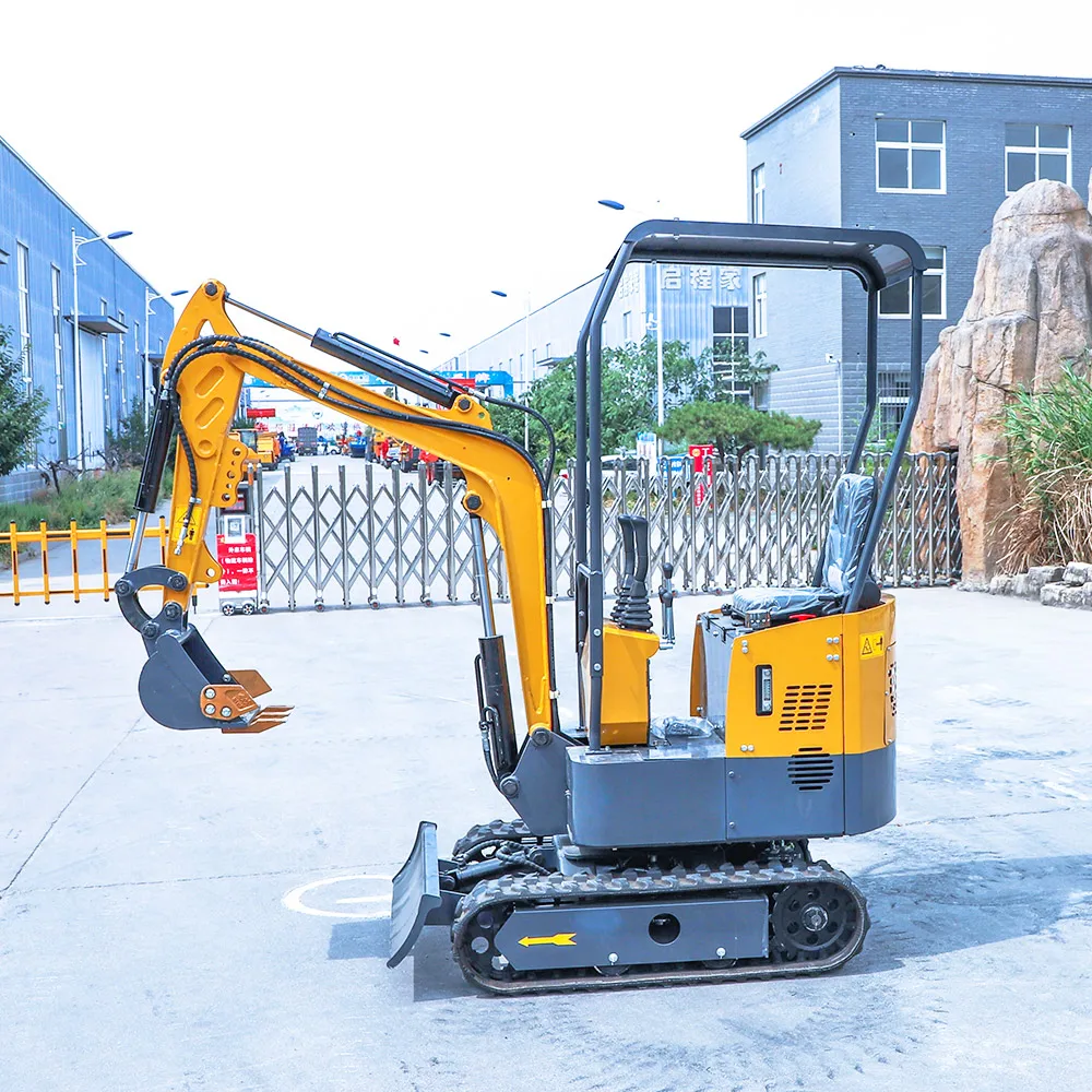 Mini Excavators for Sale 1000kg 1 Ton EPA Small Digger 1T Micro Digging Machine Hydraulic Crawler Excavator For farm or home use