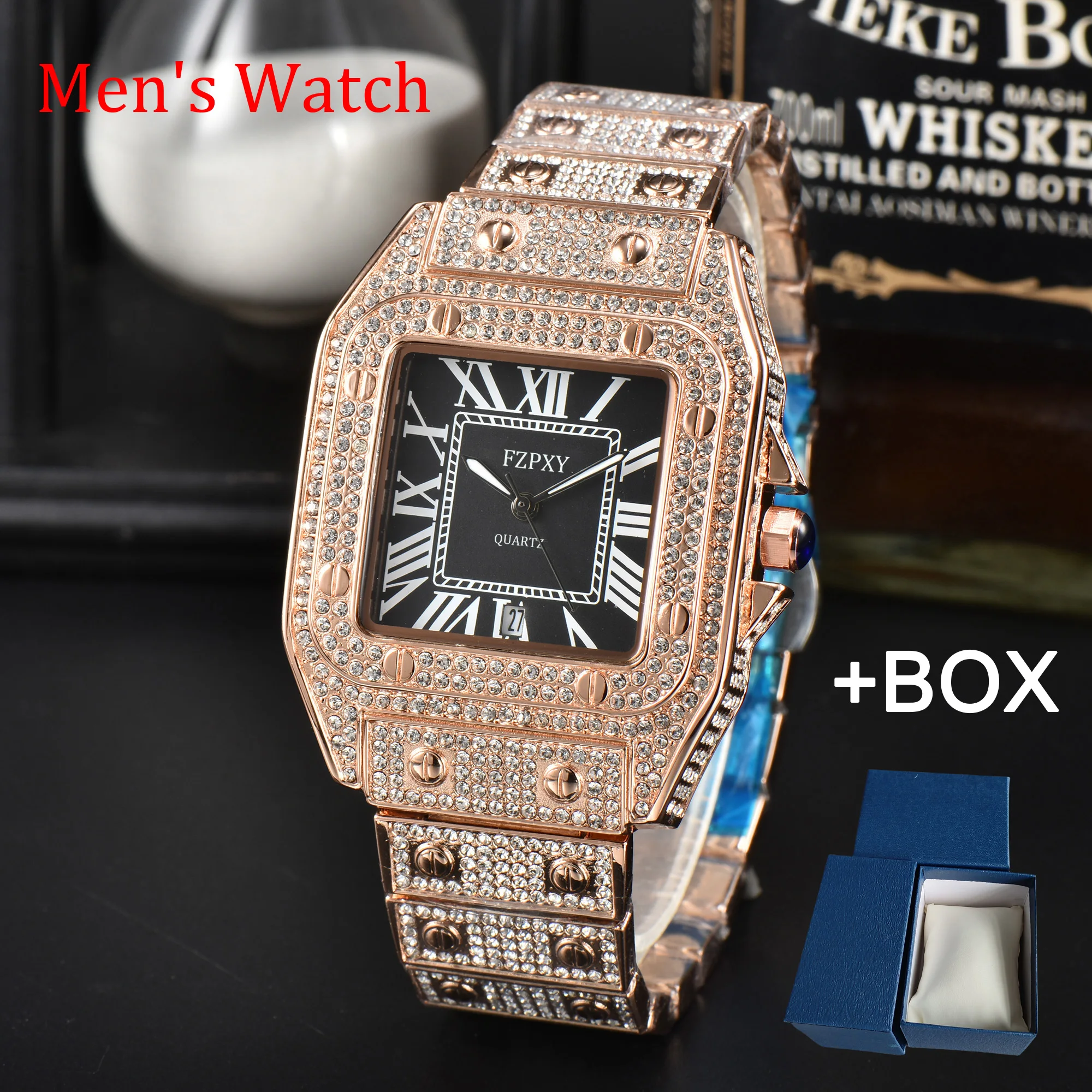 

Top AAA Original Brand Couple Watch Men's Business Leisure Sports Quartz Watch Classic Luxury Diamond Watch +Exquisite Gift Box