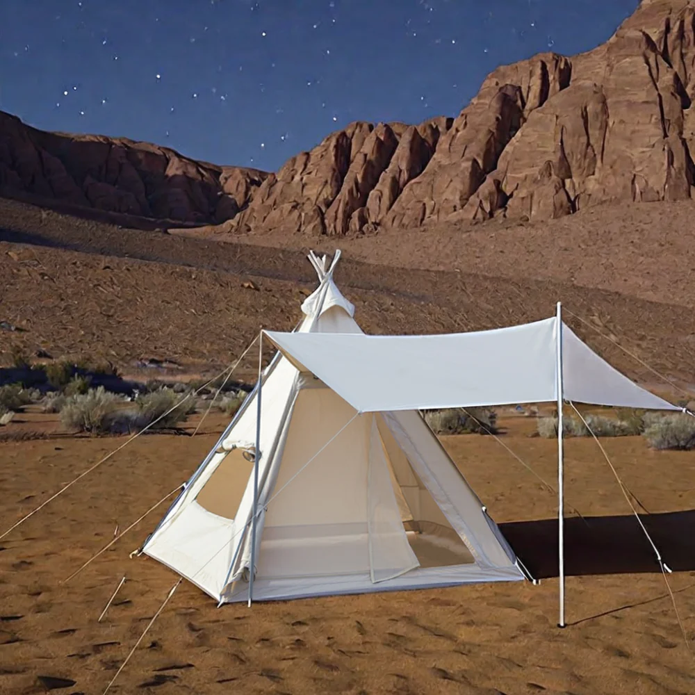 Портативная складная ветрозащитная индийская палатка-типи на заказ большой