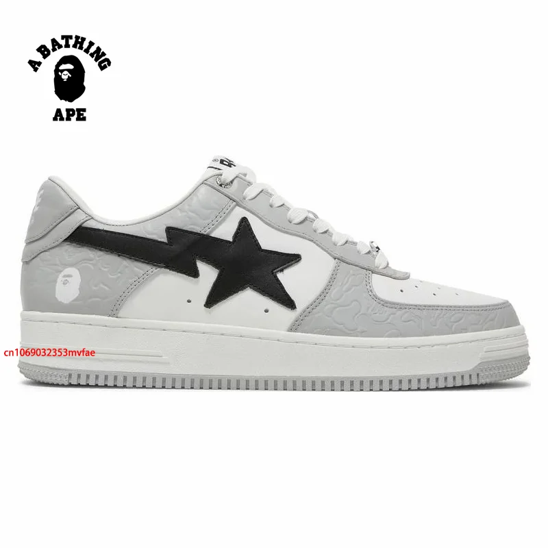 A BATHING APE Men Women Vibe BapeGoose Sports AF Sneakers Unisex Air Skateboarding Bapesta Sta Sport Force Outdoor Walking Shoes