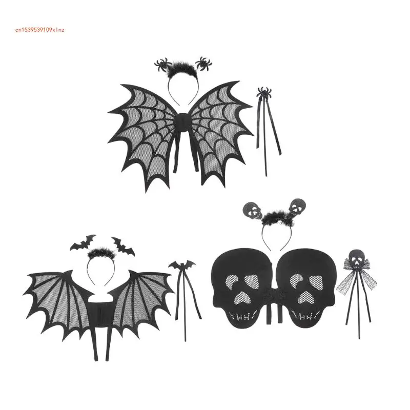 

Девушка одевается Косплей Костюм Аксессуар Выступления Крыло Палочка Пауки Косплей