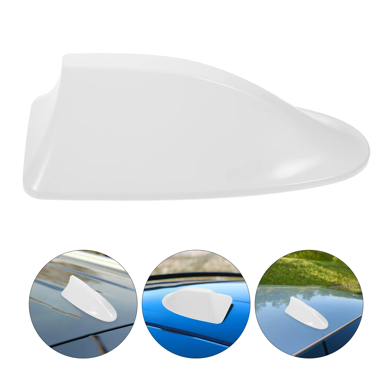 

Antenna Cover Car Shark Fin Roof Aerial Base Decor Accessories Radio Signal Refit Shape