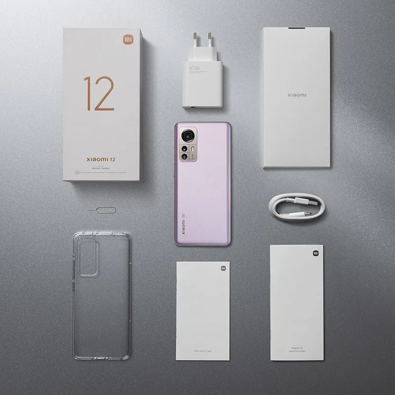 Kup Wersja Globalna Xiaomi Mi 12 Smartphone 128GB/ 256GB NFC Snapdragon®8 Gen 1 Octa Core 120Hz 67W ładowania 50MP Potrójne Kamery WIFI 6