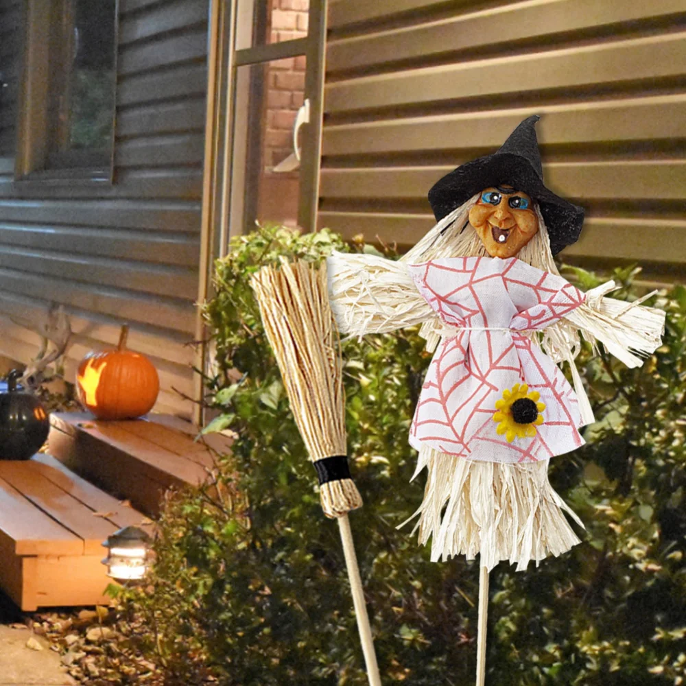 

Halloween Scarecrow Halloween DIY Bouquet Accessories Bird Repellent Protectors Garden Porch Garden Stakes Autumn Deco