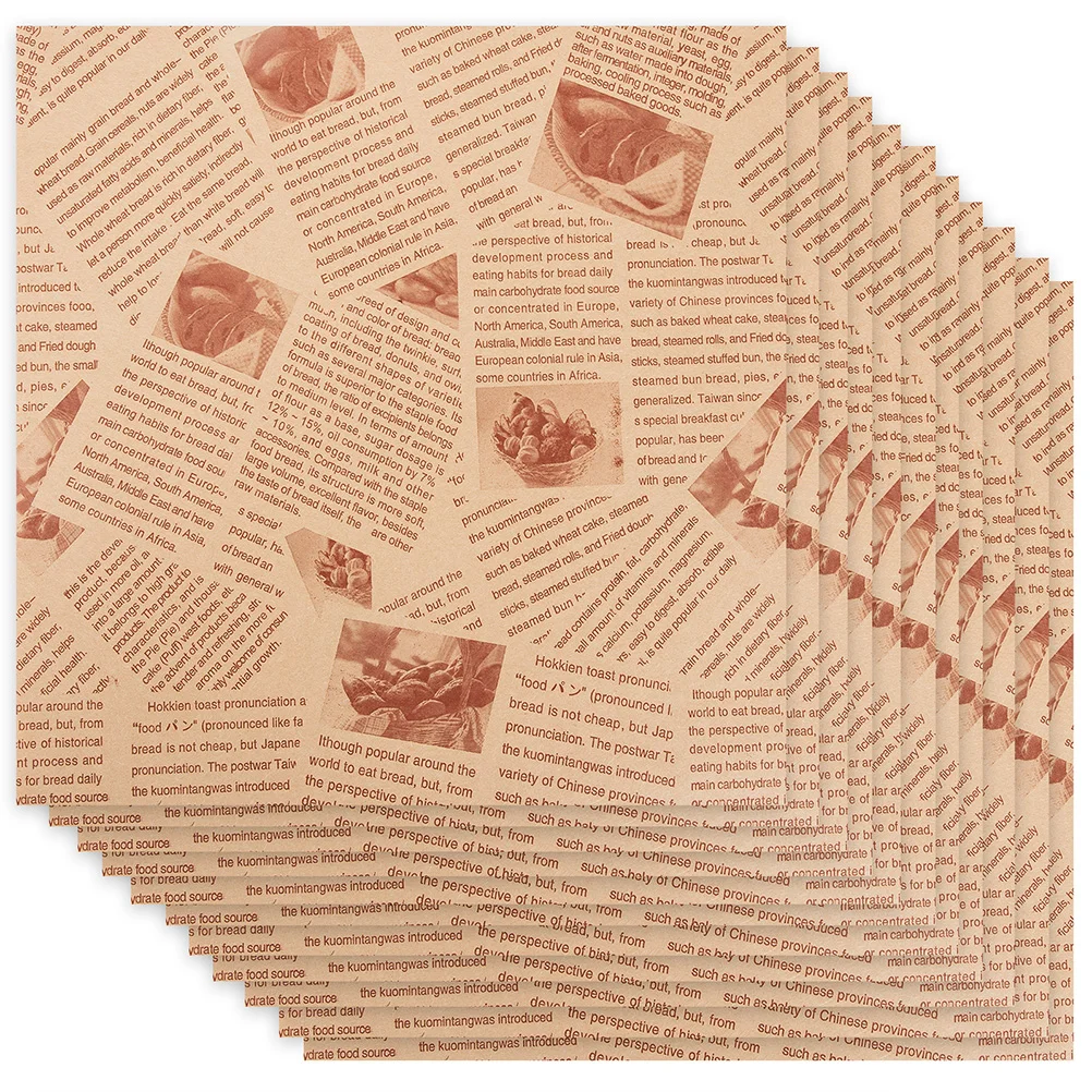 

Deli Paper Newsprint Wax Paper Sheets Food Wrapping Paper Paper Newspaper Oil Proof Snack Fried Chicken Baking Paper Pad