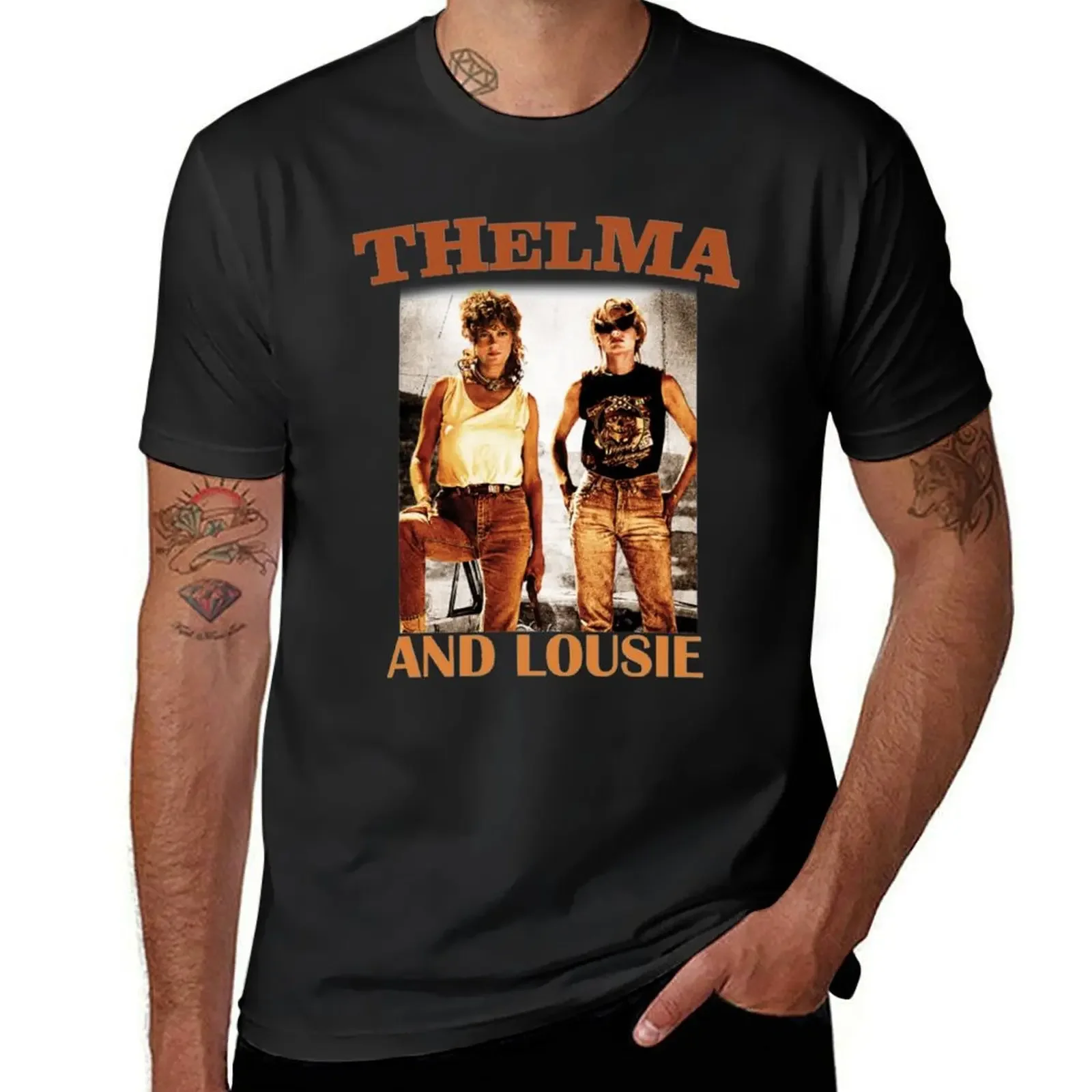 Thelma And Louise-Винтажная футболка для мальчиков белая великолепная мужчин