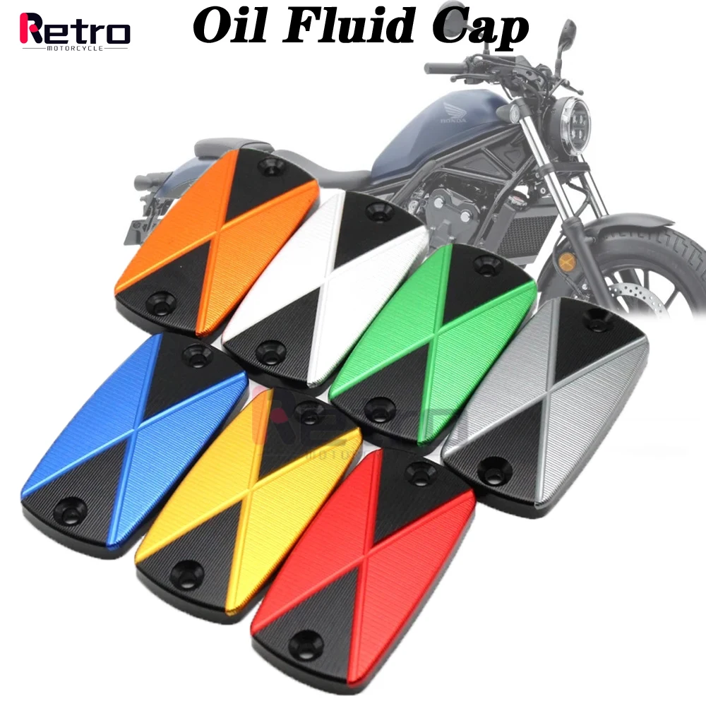 

Front Brake Cylinder Reservoir Cover for HONDA CMX500 CMX300 Rebel 500 Rebel 300 2017-2020 Motorcycle Accessories Oil Fluid Cap